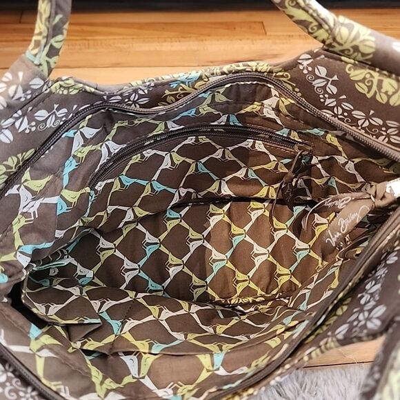 Vera Bradley Tote Purse birds in a Tree All Over Print Quilted Handbag - Picture 6 of 7